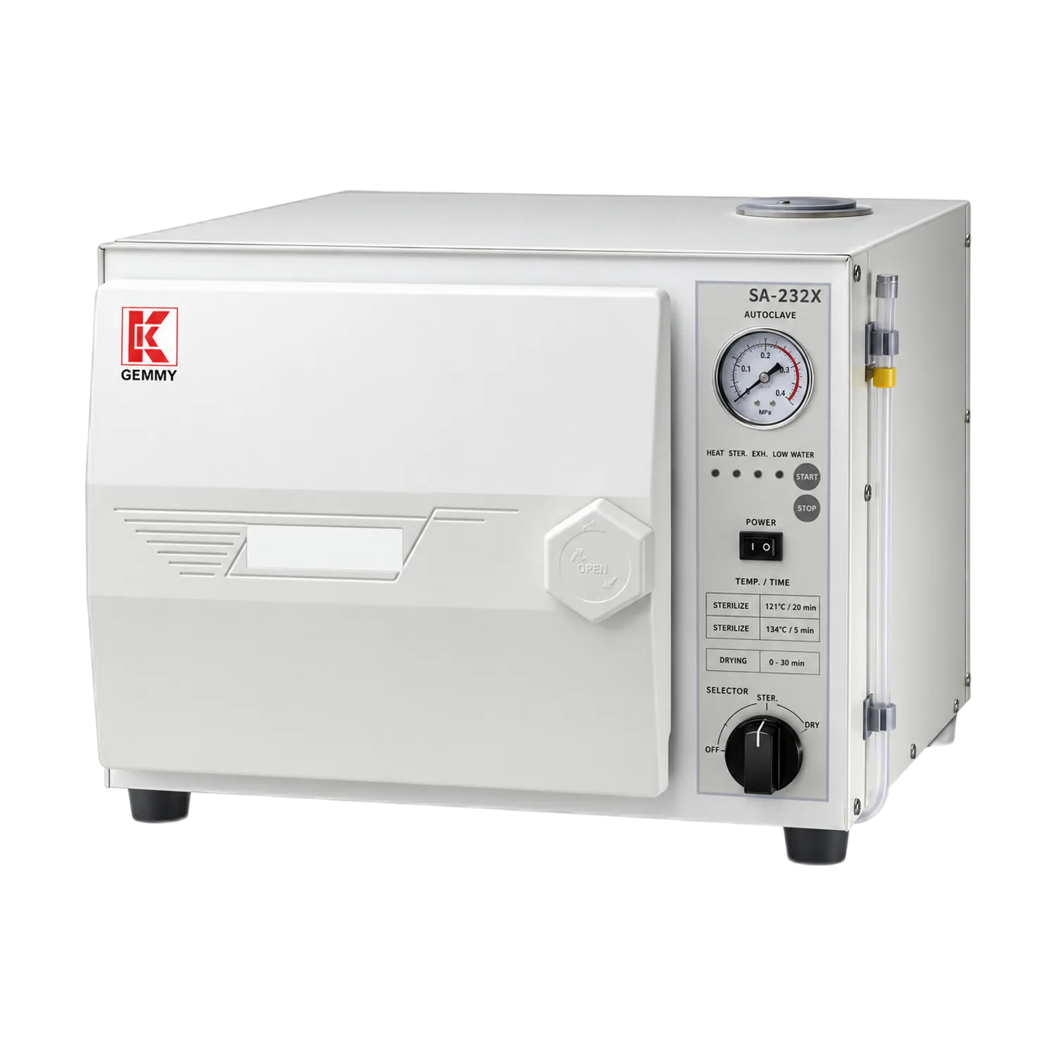 Autoclave Horizontal 16L SA-232X Presión Variable GEMMY 