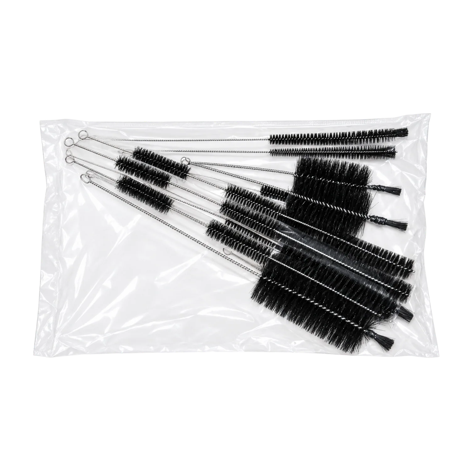 Juego de Churruscos para Limpieza de Material de Laboratorio – 16 Piezas – E&Q