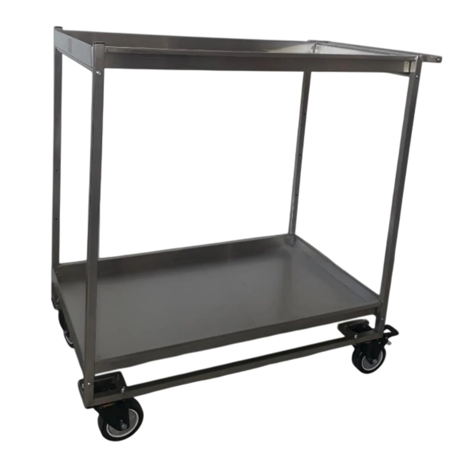 Carro de Laboratorio en Acero Inoxidable 304 – 2 Niveles E&Q