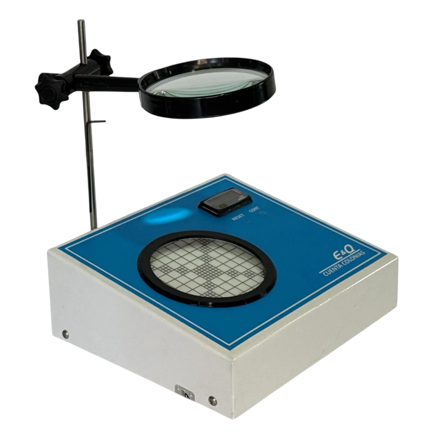 Contador de Colonias Digital Lupa Graduable 0-999 E&Q