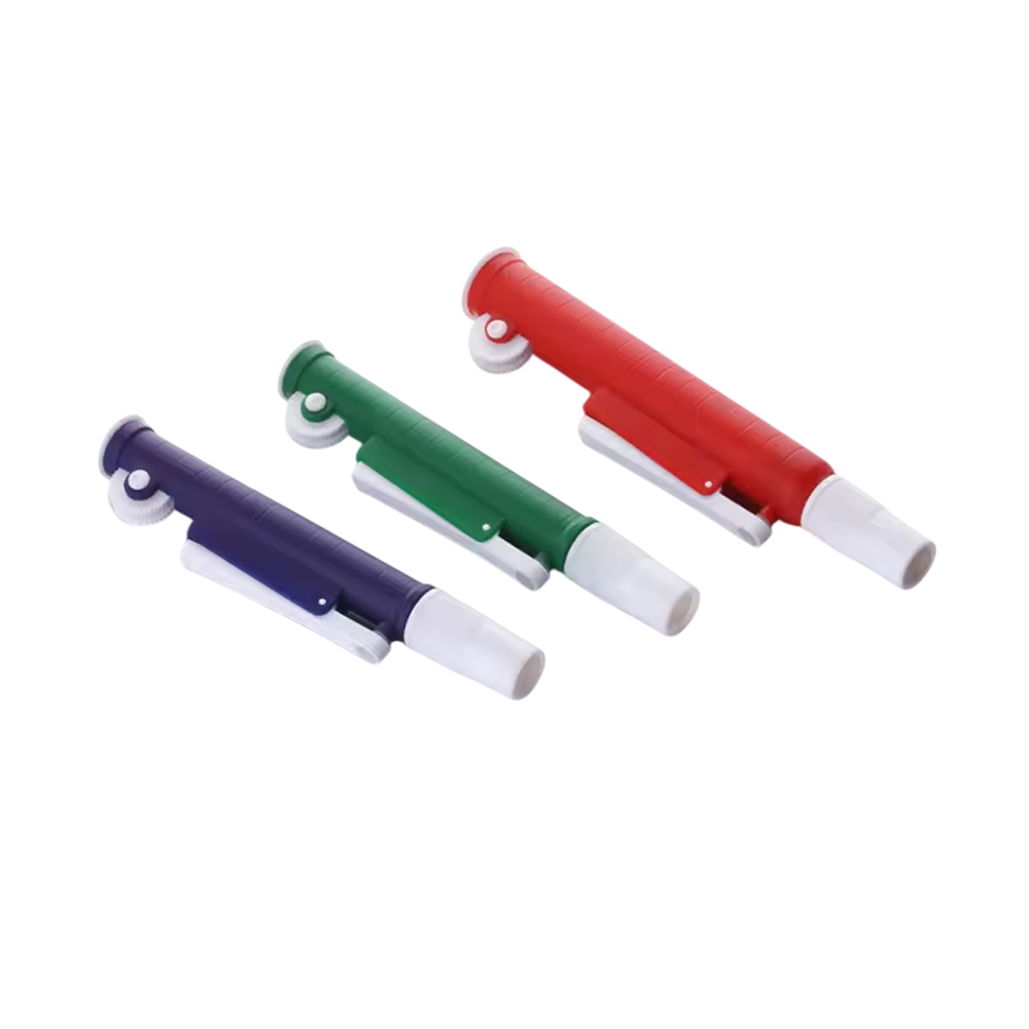 Pipeteador de Plástico 2, 10 y 25 mL Azul, Verde, Rojo PPB/V/R JoanLab