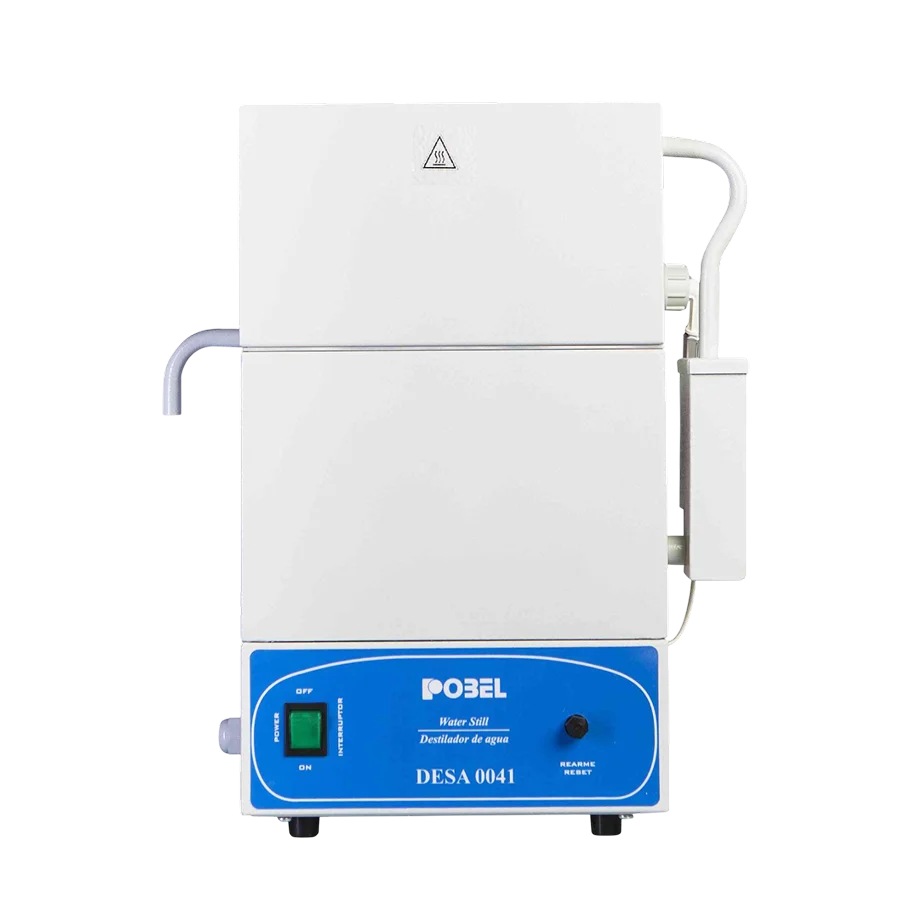 Destilador de Agua 4 L-h u 8 L-h en Acero Inoxidable Pobel