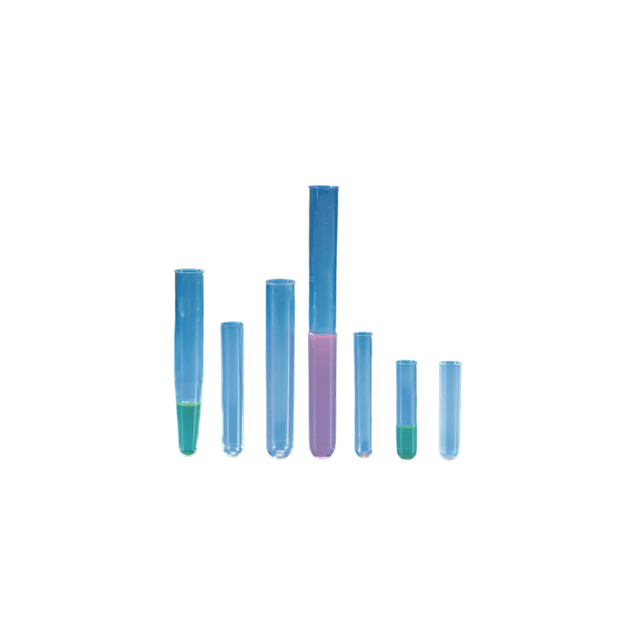 Tubo de Ensayo Liso en Plástico Poliestireno 12 × 75 mm (5 mL) 1000 unidades Kartell