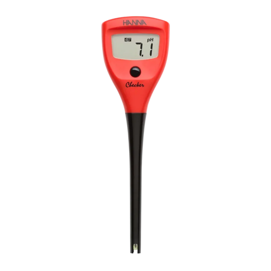 pHmetro de Bolsillo Checker 1 – Precisión ±0.2 pH, Compensación Manual de Temperatura Hanna Instruments