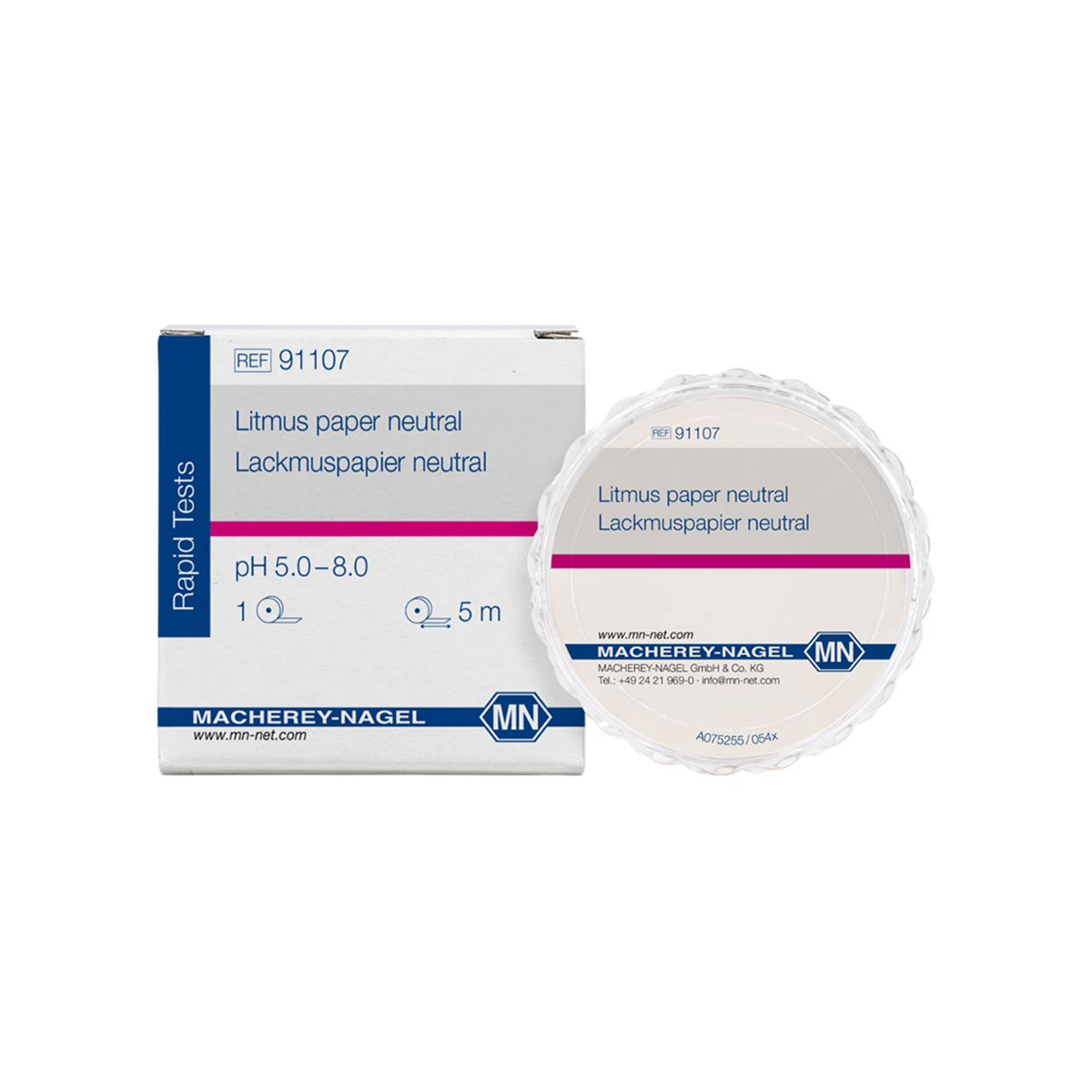 Papel Tornasol Neutro | Rango pH 5.0-8.0 | Macherey-Nagel