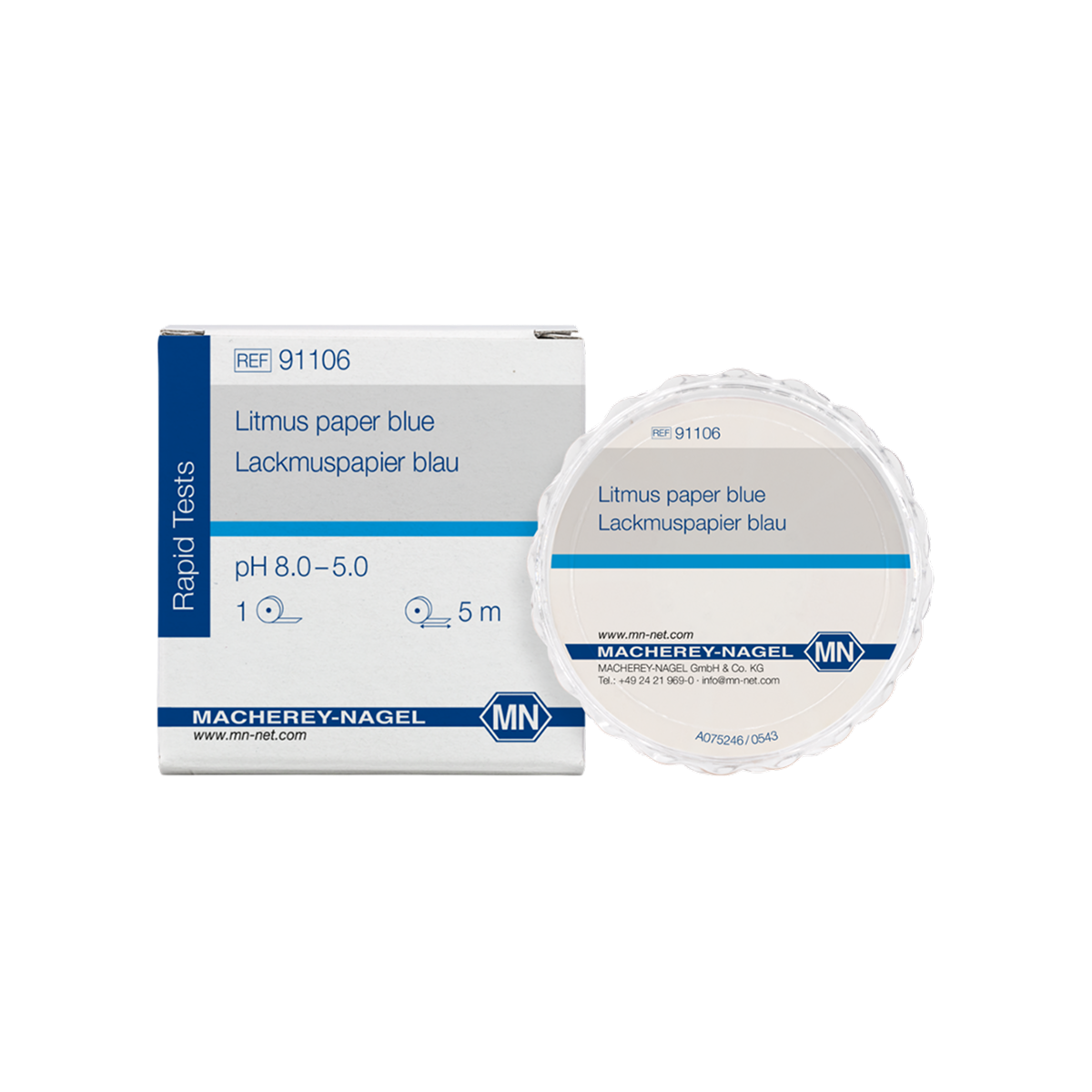 Papel Tornasol Azul | Rango pH 5.0-8.0 | Macherey-Nagel