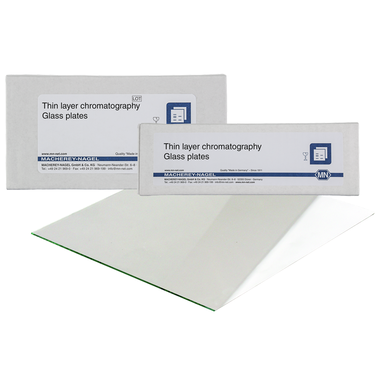 Cromatoplacas de Vidrio para TLC Sílica Gel 60 F254 Macherey-Nagel
