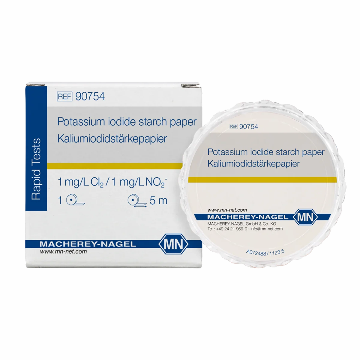 Papel Almidón-Yoduro de Potasio | Detección de Nitrito y Cloro Libre Macherey-Nagel